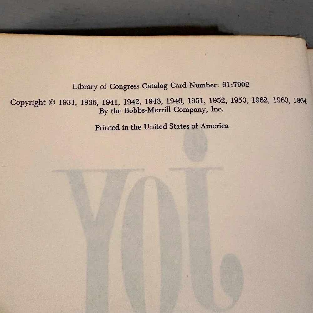 Vtg 1960s Joy of Cooking Hardcover Cookbook Mid Century Retro Kitchen Display